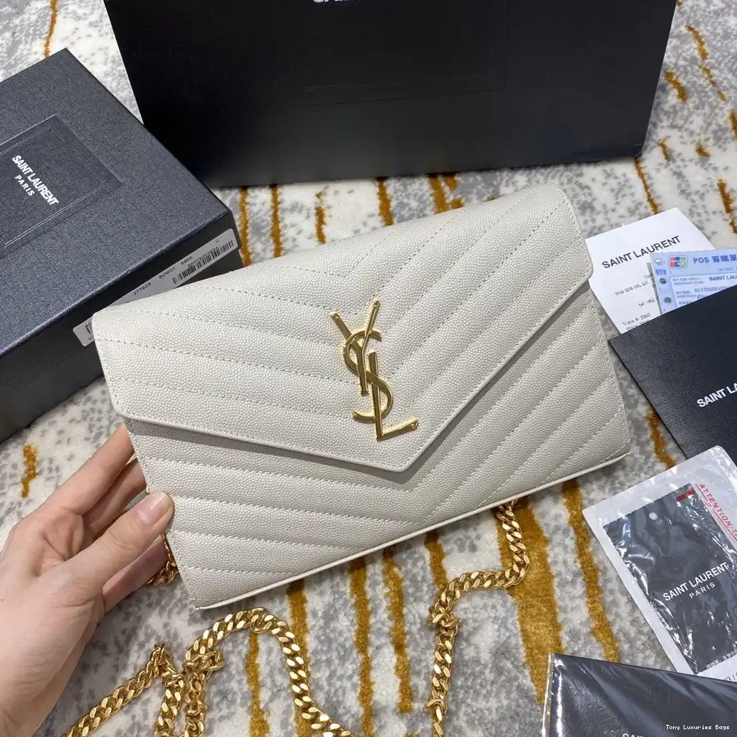 Tony Luxuries WALLET YSL CHAIN MATELASSÉ CASSANDRE 0608